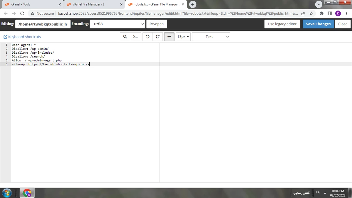 فایل Robots.txt